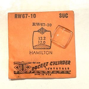 Verre montre SUC RW 67-10 - HAMILTON - 12,2x12 [NOS] (Watch crystal)