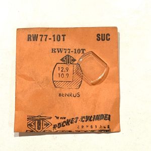 Verre montre SUC RW 77-10T - BENRUS - 12,9x10,9 [NOS] (Watch crystal)