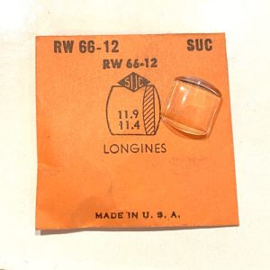 Verre montre SUC RW 66-12 - LONGINES - 11,9x11,4 [NOS] (Watch crystal)