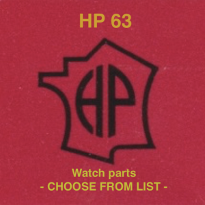 Pièce de montre HP 63 - Liste déroulante [NOS] Watch part