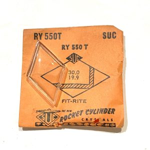 Verre montre SUC RY 550T - FIT-RITE - 30x19,9 [NOS] (Watch crystal)