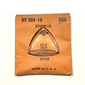 Verre montre SUC RY 300-10 - SWISS - 23,5x22,9 [NOS] (Watch crystal)
