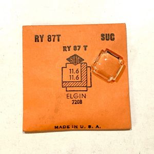 Verre montre SUC RY 87T - ELGIN - 7208 [NOS] (Watch crystal)