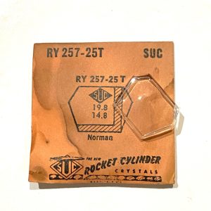 Verre montre SUC RY 257-25T - Norman - 19,8x14,8 [NOS] (Watch crystal)
