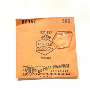 Verre montre SUC RY 157 - Medana - 16,5x13,5 [NOS] (Watch crystal)