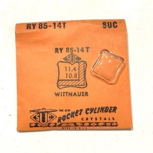Verre montre SUC RY 85-14T - WITTNAUER - 11,4x10,8 [NOS] (Watch crystal)