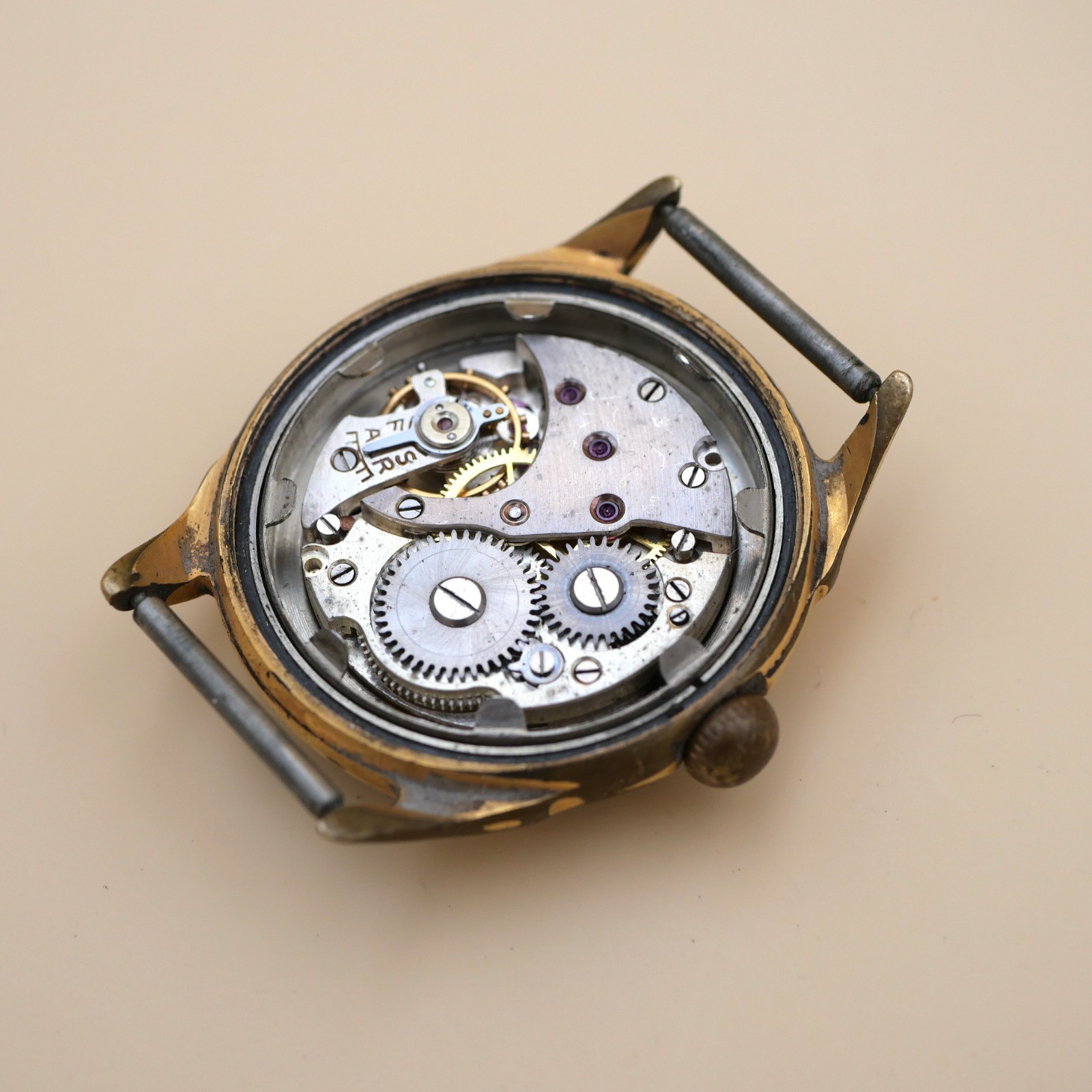 Montre mécanique Morvil Ø32 mm - Ne fonctionne pas, Balancier OK – Image 5