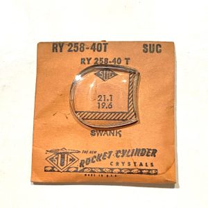 Verre montre SUC RY 258-40T - SWANIS - 21,1x19,6 [NOS] (Watch crystal)