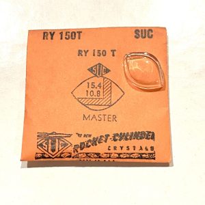 Verre montre SUC RY 150T - MASTER - 15,4x10,8 [NOS] (Watch crystal)