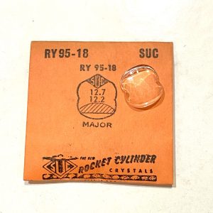 Verre montre SUC RY 95-18 - MAJOR - 12,7x12,2 [NOS] (Watch crystal)