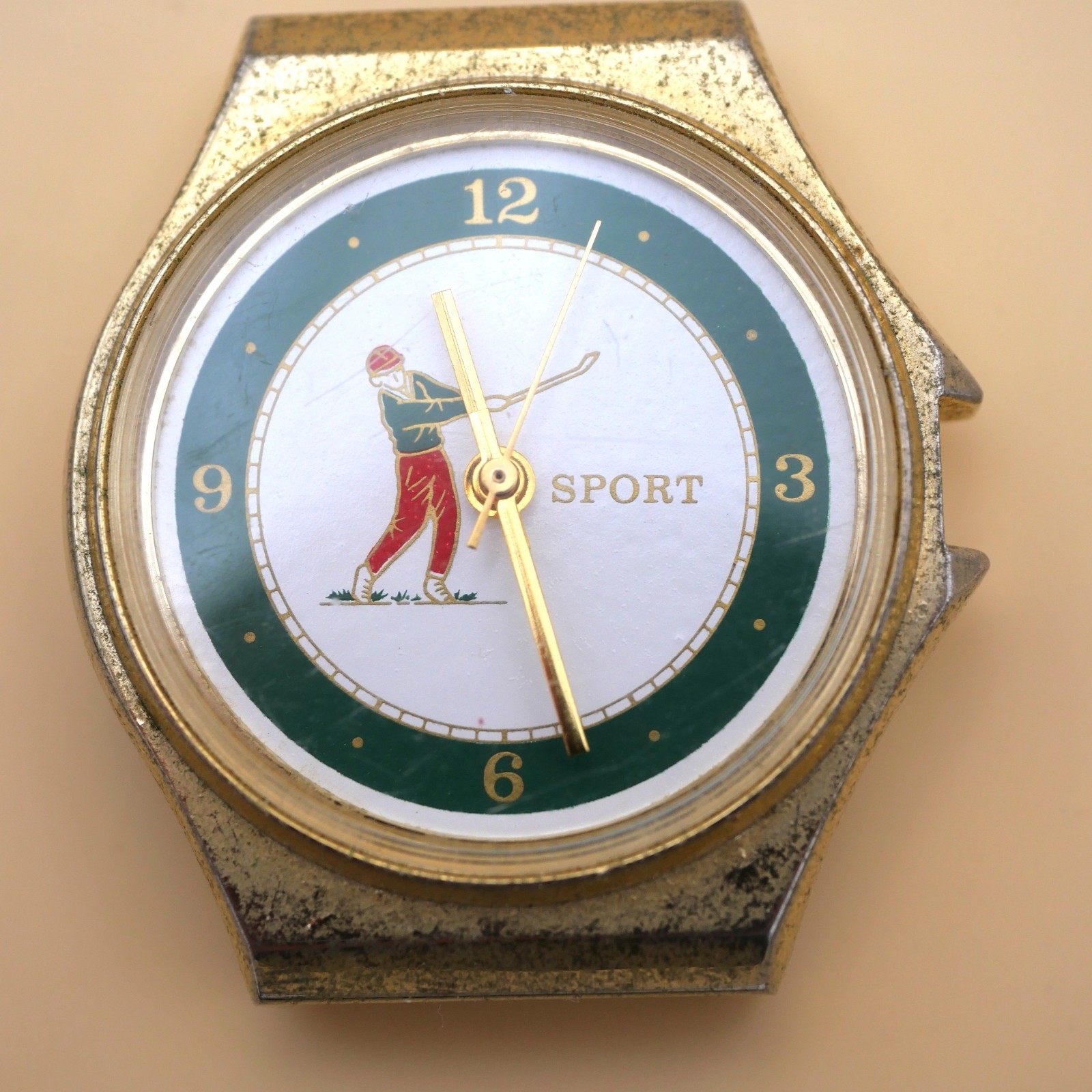 Montre mécanique Golf Ø37 mm - Fonctionne, sans remontoir – Image 2