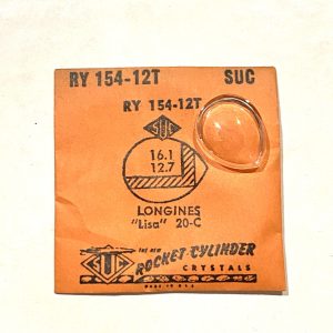 Verre montre RY 154-12T - LONGINES "Lisa" 20-C - 16,1x12,7 [NOS] (Watch crystal)