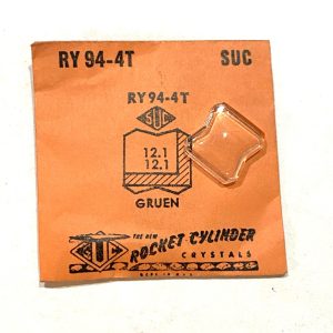 Verre montre SUC RY 94-4T -GRUEN - 12,1x12,1 [NOS] (Watch crystal)