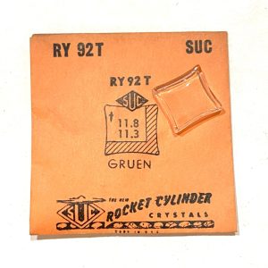 Verre montre SUC RY 92T - GRUEN - 11,8x11,3 [NOS] (Watch crystal)