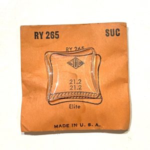Verre montre SUC RY 265 - Elite - 21,2x21,2 [NOS] (Watch crystal)