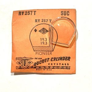 Verre montre SUC RY 257T - PIONEER - 19,3x19,3 [NOS] (Watch crystal)