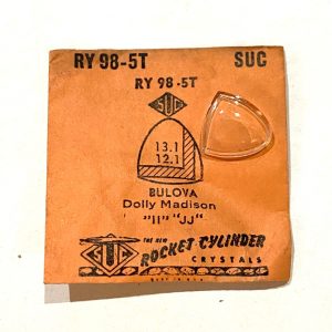 Verre montre RY 98-5T - BULOVA Dolly Madison - 13,1x12,1 [NOS] (Watch crystal)