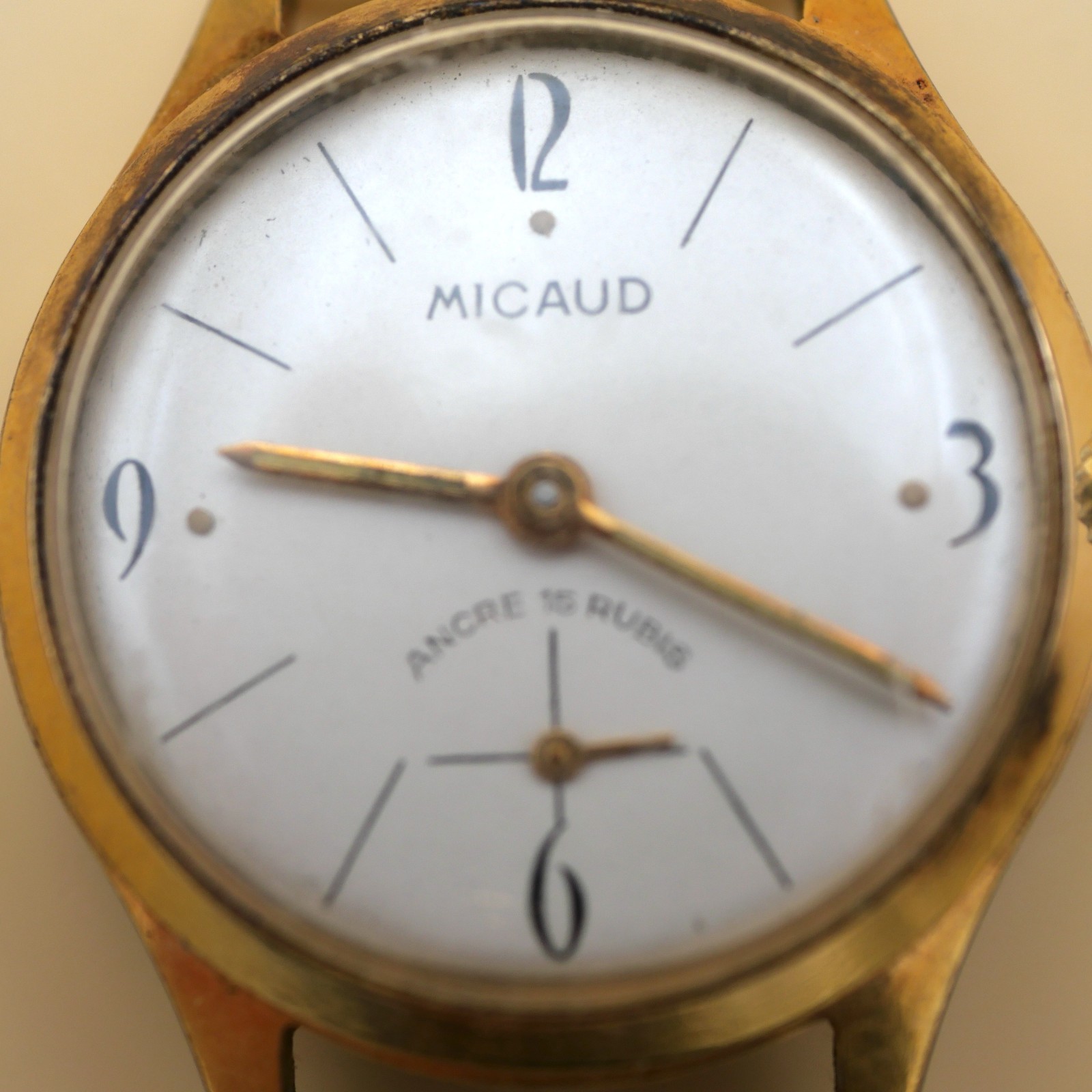 Montre mécanique Micaud Ø27 mm - FE 233-60 Fonctionne – Image 2