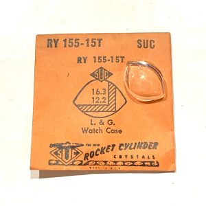 Verre montre SUC RY 155-15T - L&G Watch Case - 16,3x12,2 [NOS] (Watch crystal)