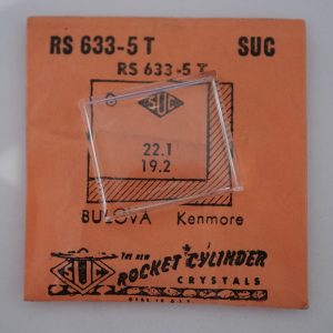 Verre montre SUC RS 576 - SWISS - 21,8x17,7 [NOS] (Watch crystal)