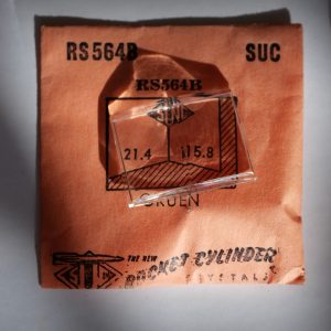 Verre montre SUC RS 564B - GRUEN - 21,4x15,8 [NOS] (Watch crystal)
