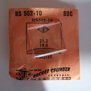 Verre montre SUC RS 562-10 - MASTER - 21,3x19 [NOS] (Watch crystal)