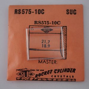Verre montre SUC RS 575-10C - MASTER - 21,7x18,9 [NOS] (Watch crystal)
