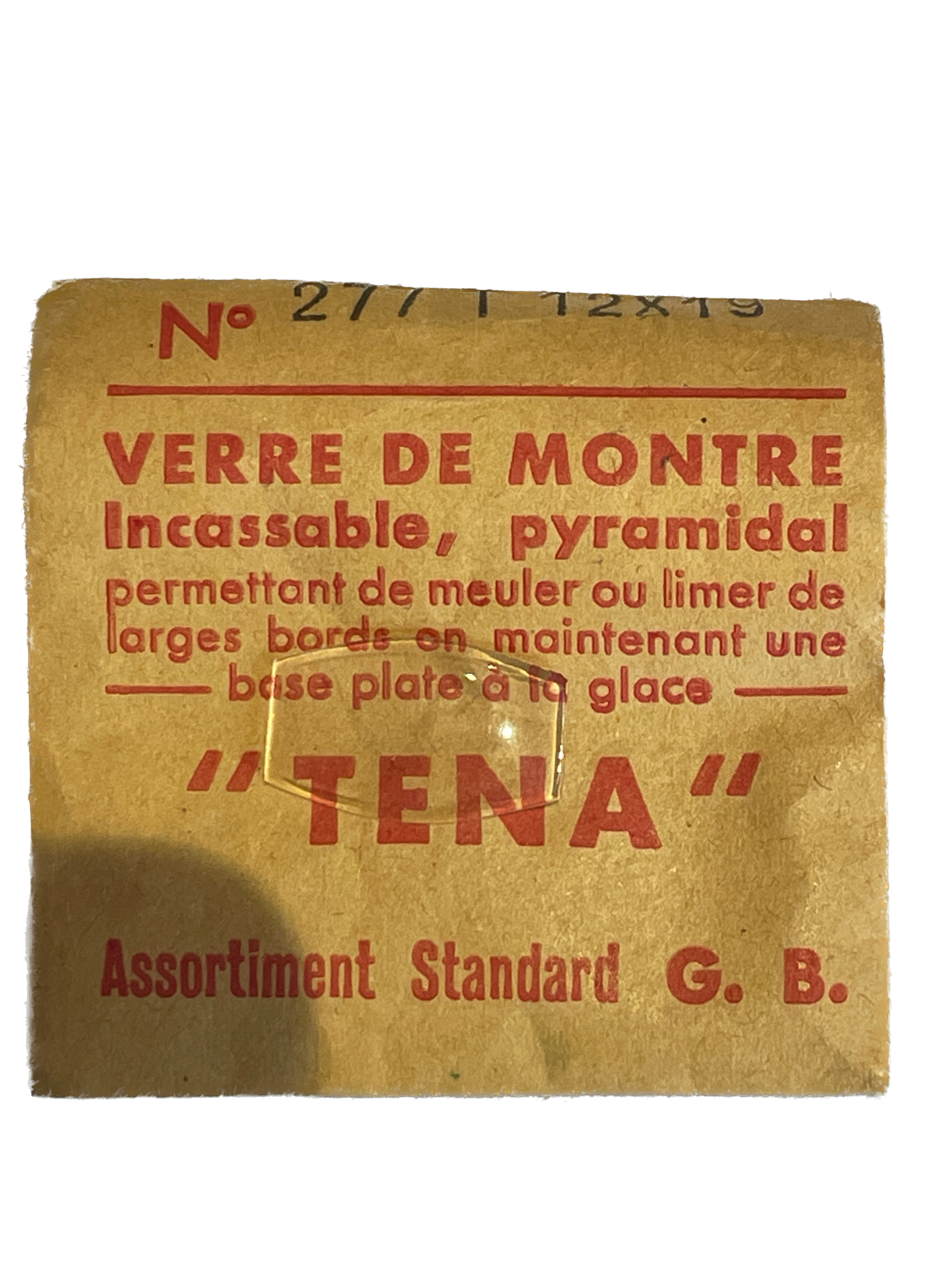 Verre de montre Plexi/Acrylique de forme N°251 à 300 TENA (Watch glass) – Image 31