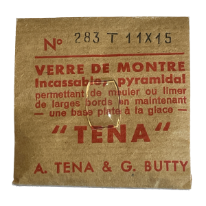 Verre montre SUC RN 91 - Elgin 9300, 9313 10,2x10,2 [NOS]
