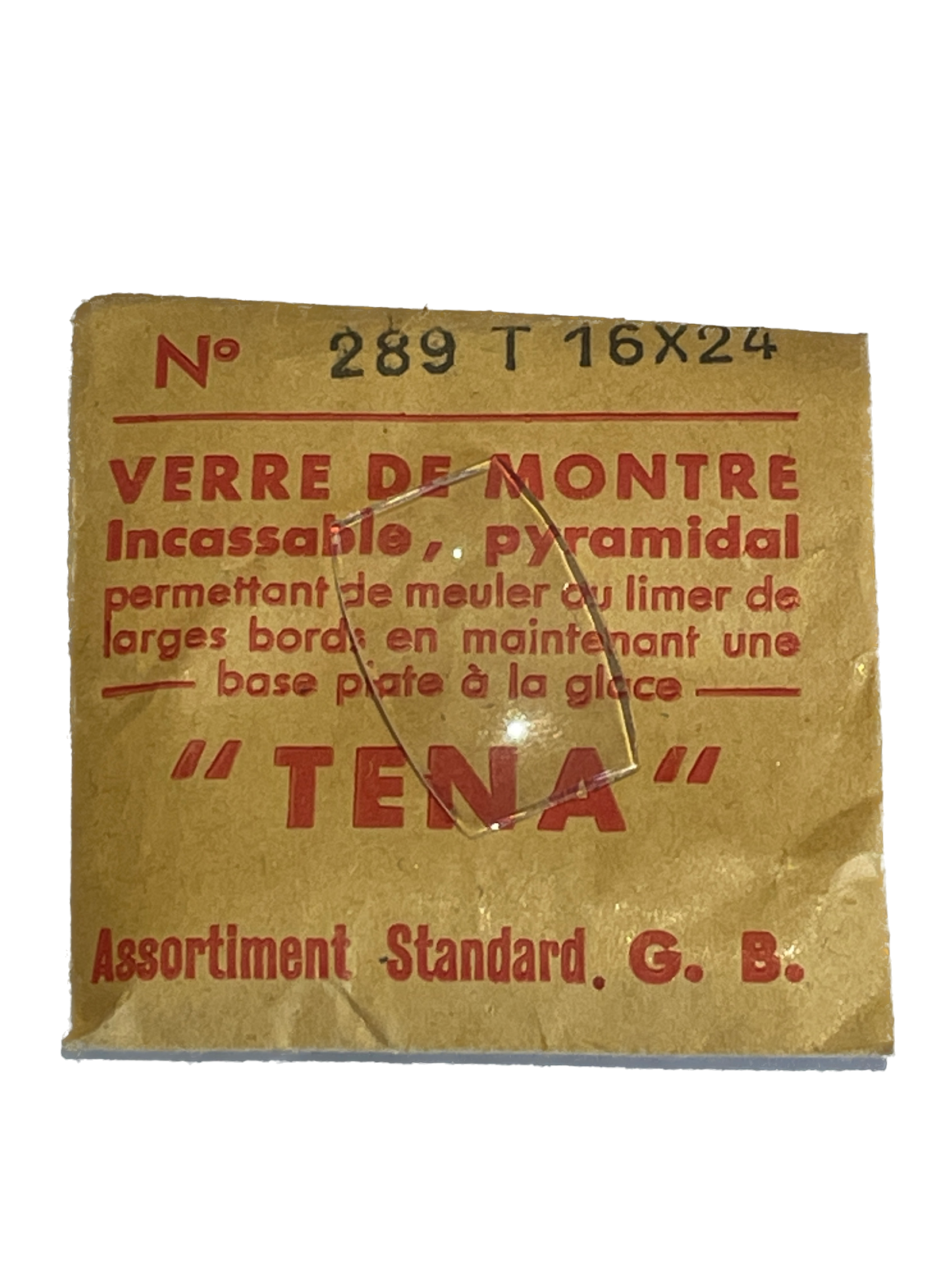 Verre de montre Plexi/Acrylique de forme N°251 à 300 TENA (Watch glass) – Image 43