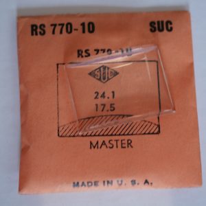 Verre montre SUC RS 770-10 - MASTER - 24,1x17,5 [NOS] (Watch crystal)