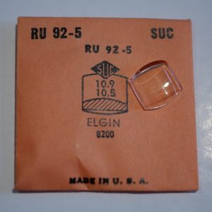 Verre montre SUC RU 92-5 - ELGIN - 8200 [NOS] (Watch crystal)