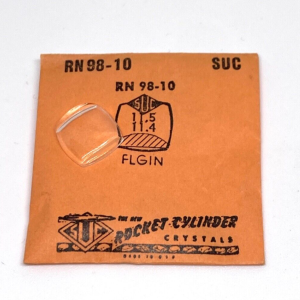 Verre montre SUC RN 98-10 -Compatible Elgin 11,5x11,4 [NOS] (Watch crystal)