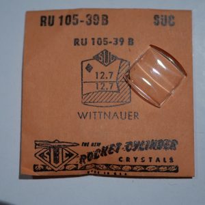 Verre montre SUC RU 105-39B - WITTNAUER - 12,7x12,7 [NOS] (Watch crystal)
