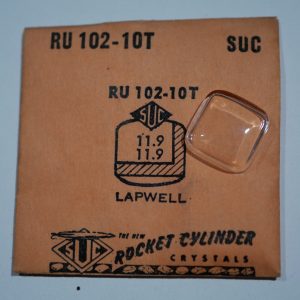 Verre montre SUC RU 102-10T - LAPWELL - 11,9x11,9 [NOS] (Watch crystal)