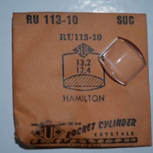 Verre montre SUC RU 103 - HAMILTON Allison - 12,2x12,2 [NOS] (Watch crystal)