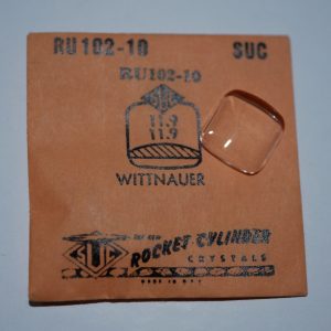 Verre montre SUC RU 102-10 - WITTNAUER - 11,9x11,9 [NOS] (Watch crystal)