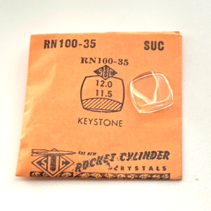 Verre montre SUC RN 100-35 - KEYSTONE - 12x11,5 [NOS] (Watch crystal)