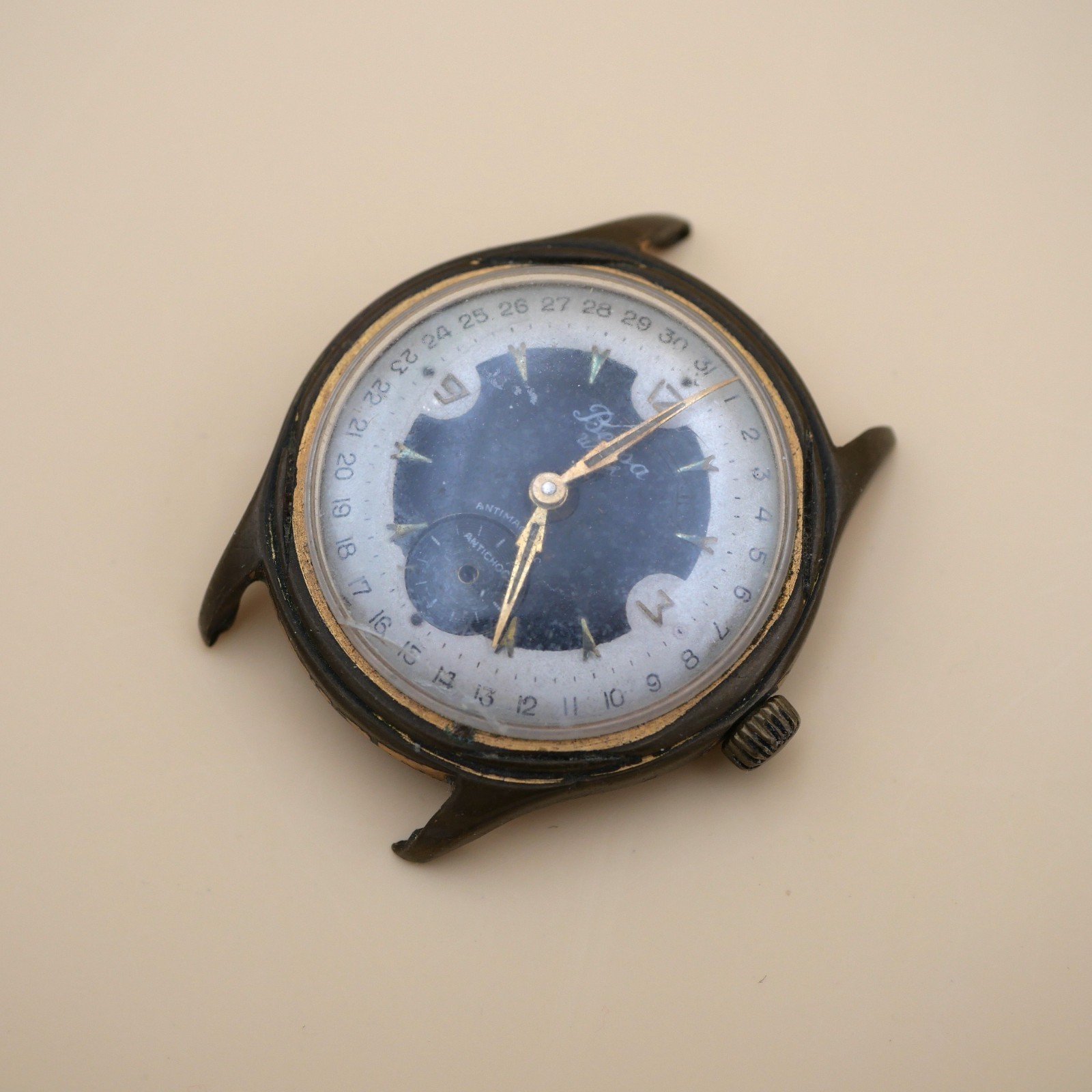 Montre mécanique Bessa Ø33 mm - LORSA 238C - S'arrête, Cornes HS