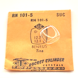 Verre montre SUC RN 101-5 - BENRUS Tina - 12,2x12,1 [NOS] (Watch crystal)