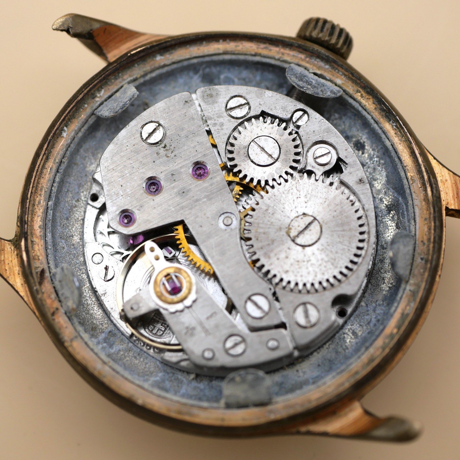 Montre mécanique Bessa Ø33 mm - LORSA 238C - S'arrête, Cornes HS – Image 5