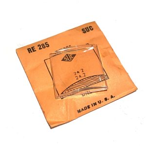 Verre montre SUC RE 285 - DIEL - 24,2x24,2[NOS] (Watch crystal)