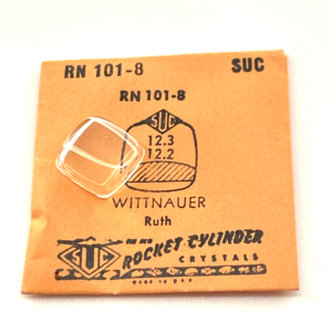 Verre montre SUC RN 101-8 - WITTNAUER Ruth - 12,3x12,2 [NOS] (Watch crystal)