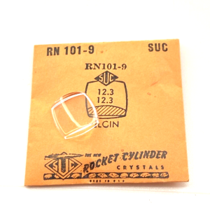 Verre montre SUC RN 101-9 - ELGIN - 12,3x12,3 [NOS] (Watch crystal)