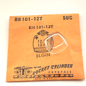 Verre montre SUC RN 101-12T - ELGIN - 12,5x12,5 [NOS] (Watch crystal)