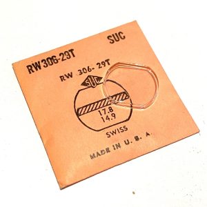 Verre montre SUC RW 306-29T - SWISS - 17,8x14,9 [NOS] (Watch crystal)