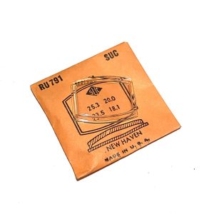 Verre montre SUC RU 791 - NEW HAVEN - 25,3x20 [NOS] (Watch crystal)