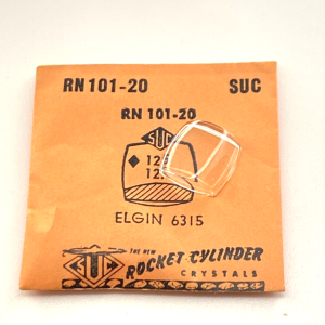Verre montre SUC RN 101-20 - ELGIN 6315 - 12,5x12,5 [NOS] (Watch crystal)