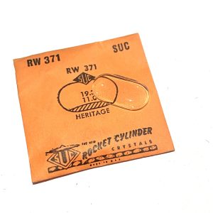 Verre montre SUC RW 371 - HERITAGE - 19,2x11 [NOS] (Watch crystal)