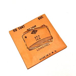 Verre montre SUC RU 1047 - LONGINES - 27,3x19,5 [NOS] (Watch crystal)